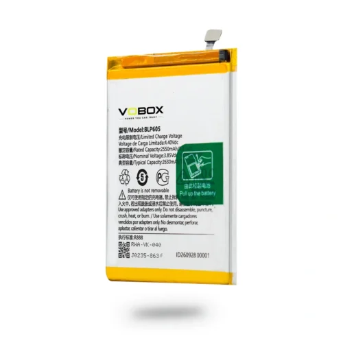 Original-Capacity Replacement for OPPO A35 and A33 – BLP605 - Product Oppo Blp605 04 Side Shadow - VOBOX Phone Repla...