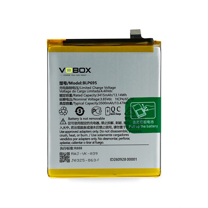 3500mAh Battery Replacement for realme U1 – BLP695 - Product Oppo Blp695 01 Front - VOBOX Phone Replacement Battery ...