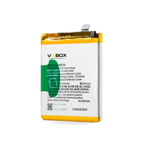4000mAh Replacement Battery for OPPO Reno2 F – BLP737 - Product Oppo Blp737 02 Side - VOBOX Phone Replacement Batter...
