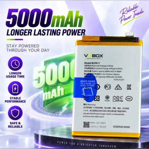 Long-Life Pure-Cobalt Battery BLPA17 for realme C51s and More</trp-post-contai...