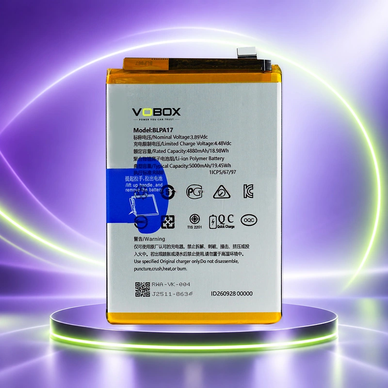 Long-Life Pure-Cobalt Battery BLPA17 for realme C51s and More - realme Battery - VOBOX Phone Replacement Battery Manufactu...
