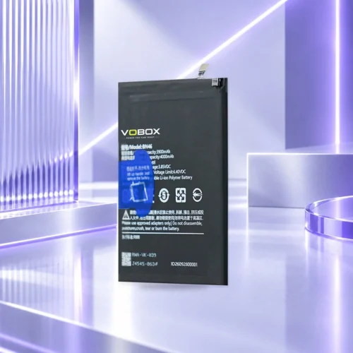 One BN46 Battery Serves Redmi 7 Note 8 and Y3 Repairs - Product Redmi Bn46 02 Side - VOBOX Phone Replacement Battery Manuf...