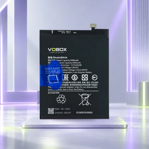Three Redmi Note 7 Variants Covered by One 4000mAh BN4A Battery - Product Redmi Bn4a 01 Front - VOBOX Phone Replacement Ba...