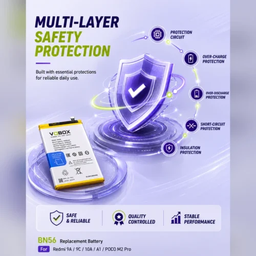 Long-Life Pure-Cobalt Battery BN56 for Redmi 9A and More ...