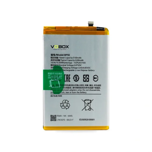 Restore 5200mAh Power to Redmi A5 4G – BP5E Battery - Product Redmi Bp5e 01 Front - VOBOX Phone Replacement Battery ...