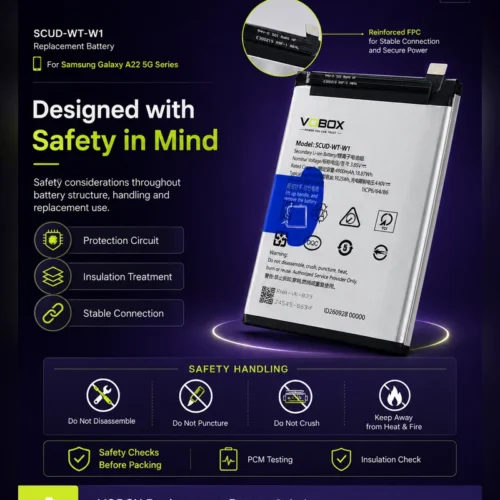 Long-Life Pure-Cobalt Battery SCUD-WT-W1 for Samsung A22 5G and More</trp-post...