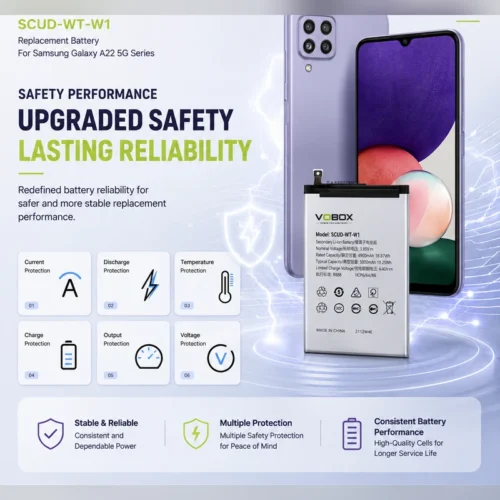 Long-Life Pure-Cobalt Battery SCUD-WT-W1 for Samsung A22 5G and More</trp-post...