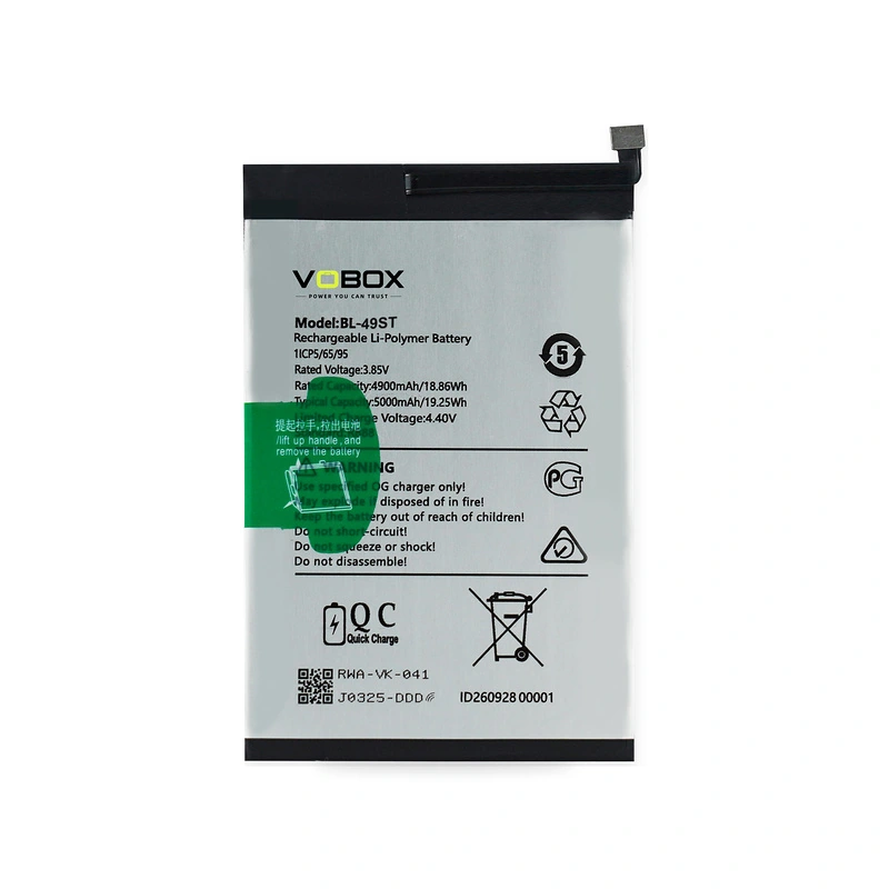 Long-Life Pure-Cobalt Battery BL-49ST for TECNO KJ5 and More - TECNO Battery - VOBOX Phone Replacement Battery Manufacture...