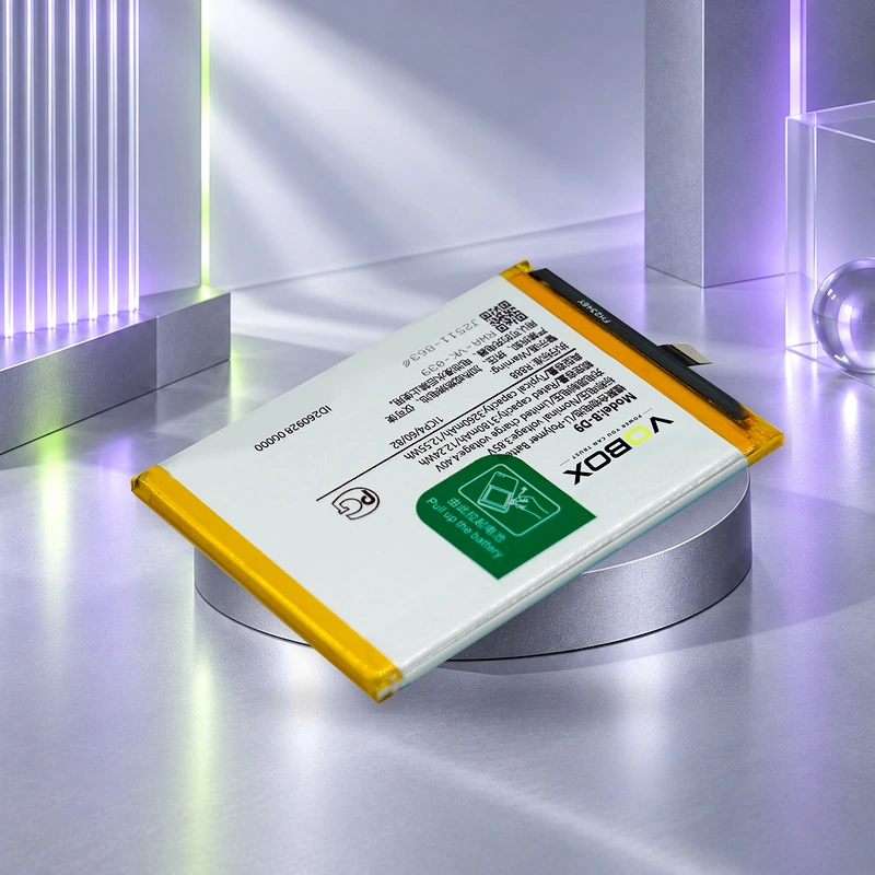 Streamline vivo V9 and Z1 Repairs with the B-D9 Multi-Model Battery - Product Vivo B D9 03 Angle - VOBOX Phone Replacement...