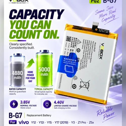 Seven-Model Coverage for vivo Y12 and Z1 Pro – 5000mAh B-G7 Battery - Product Vivo B G7 2 - VOBOX Phone Replacement ...