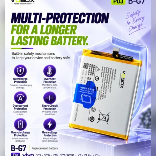 Seven-Model Coverage for vivo Y12 and Z1 Pro – 5000mAh B-G7 Battery - Product Vivo B G7 3 - VOBOX Phone Replacement ...