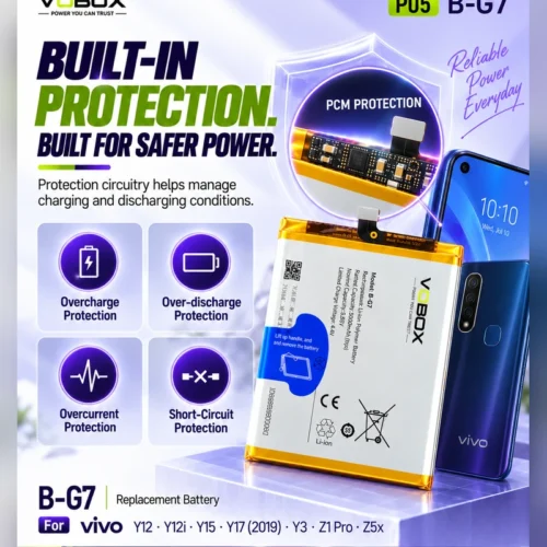 Seven-Model Coverage for vivo Y12 and Z1 Pro – 5000mAh B-G7 Battery - Product Vivo B G7 5 - VOBOX Phone Replacement ...