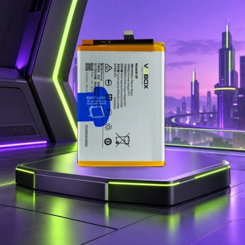 Five vivo and iQOO Models from One 5000mAh B-O8 Battery - Product Vivo B O8 02 Side - VOBOX Phone Replacement Battery Manu...
