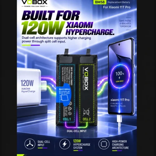 High-Power Dual-Cell Battery BM58 for Xiaomi 11T PRO - Xi...